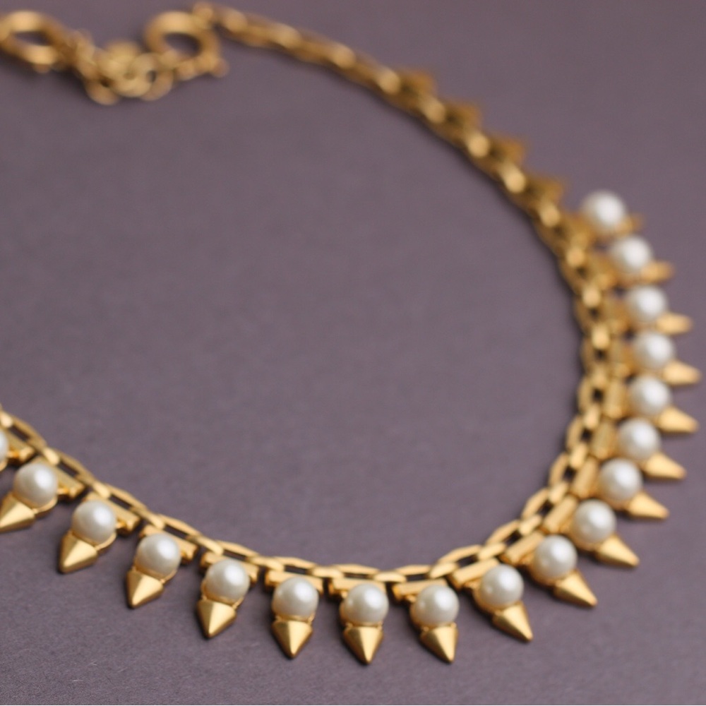 Stella & Dot Pearl Spike Necklace - Picture 4 of 4